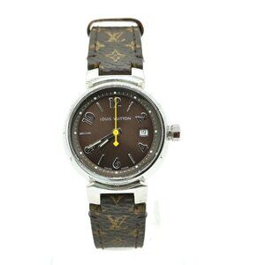 Louis Vuitton Watch Q1211 27mm Women's Dark Brown X Browns mon-800-091925